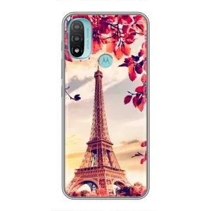 Чехол Эйфелева Башня для Motorola MOTO E40 - (AlphaPrint) (Эйфелева Башня)