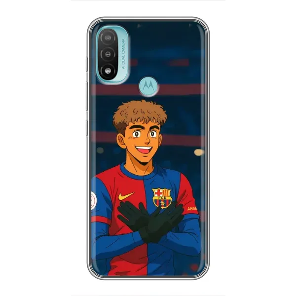 Чехол с принтом «Футболист Ямаль» для Motorola MOTO E40