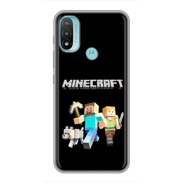 Чехол с принтом «герои Minecraft» для Motorola MOTO E40 Чехол с принтом «герои Minecraft» для Motorola MOTO E40
