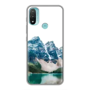 Силіконовий чохол з КАРТИНКАМИ літо для Motorola MOTO E40 (AlphaPrint) (Гори)