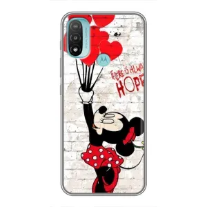 Чохол Disney Mouse Motorola MOTO E40 (PREMIUMPrint) (Heart Minni)