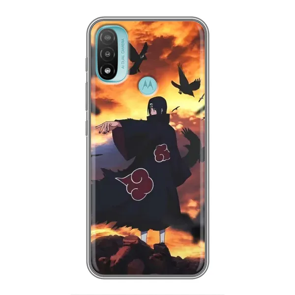 Чехол с принтом «Итачи с воронами» для Motorola MOTO E40 Чехол с принтом «Итачи с воронами» для Motorola MOTO E40