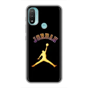 Чохли для Motorola MOTO E40 - з картинкою JORDAN (AlphaPrint) (Jordan Gold)