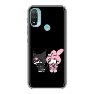 Чехол с кроликом Куроми на Motorola MOTO E40 (Куроми и Мелоди)