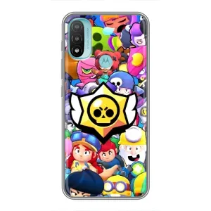 Чехол для Motorola MOTO E40 Бравл Старс (VPrint)