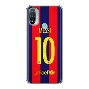 Чохли Мессі для Motorola MOTO E40 (AlphaPrint) (Messi Barca 10)