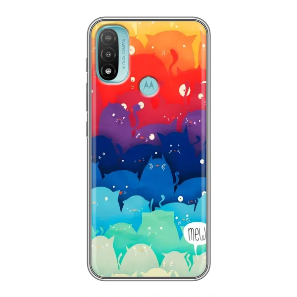 Чехол с принтом «Mew» для Motorola MOTO E40 Чехол с принтом «Mew» для Motorola MOTO E40