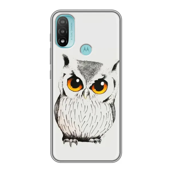 Чехол с принтом «Милая Сова» для Motorola MOTO E40