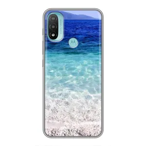 Силіконовий чохол з КАРТИНКАМИ літо для Motorola MOTO E40 (AlphaPrint) (Море)
