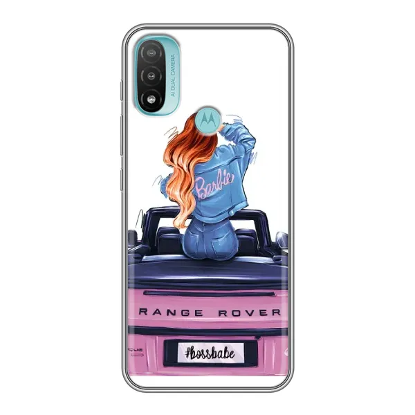 Чохол з принтом «На машині» для Motorola MOTO E40 Чохол з принтом «На машині» для Motorola MOTO E40