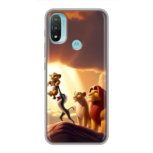 Чехол с принтом «Симба на презентации» для Motorola MOTO E40 Чехол с принтом «Симба на презентации» для Motorola MOTO E40
