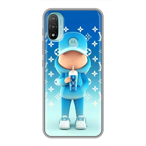 Чохол з принтом «Хлопець LV» для Motorola MOTO E40 Чохол з принтом «Хлопець LV» для Motorola MOTO E40