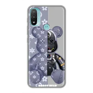 Круті Чохли Луі Віттон для Motorola MOTO E40 (AlphaPrint) (Робот Медведик)