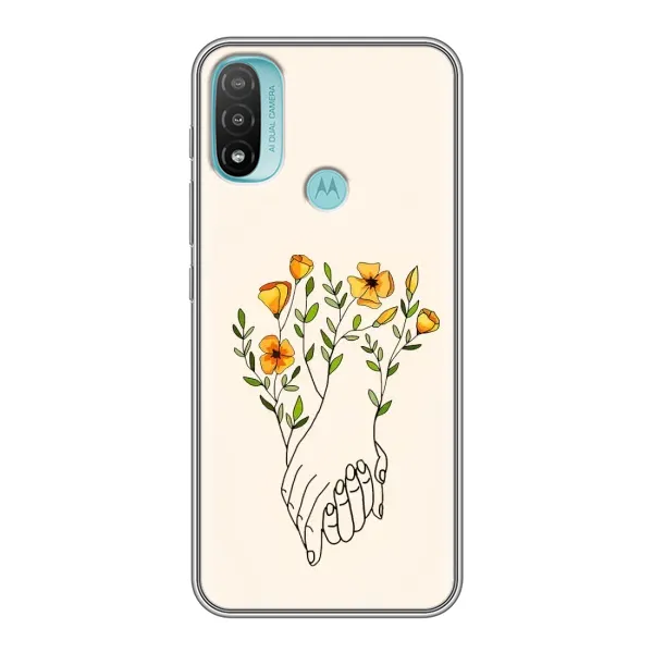 Чехол с принтом «Руки любви» для Motorola MOTO E40 Чехол с принтом «Руки любви» для Motorola MOTO E40
