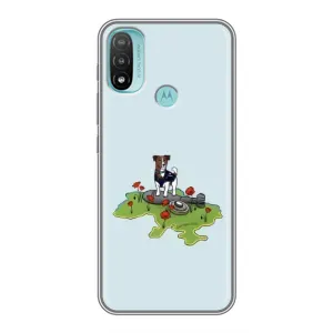 Чохли з картинкою собаки Патрон для Motorola MOTO E40 (AlphaPrint) (Сапер Пес)