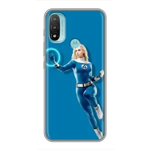 Чехол с принтом Фантастическая четверка для Motorola MOTO E40 (Сью Сторм полет)