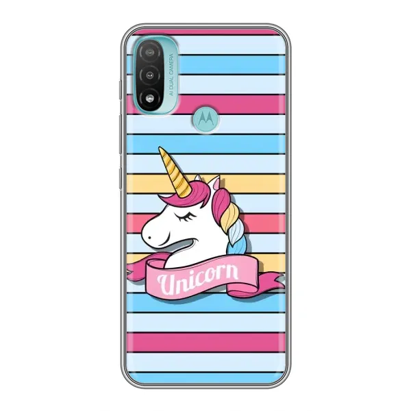 Чехол с принтом «Unicorn» для Motorola MOTO E40
