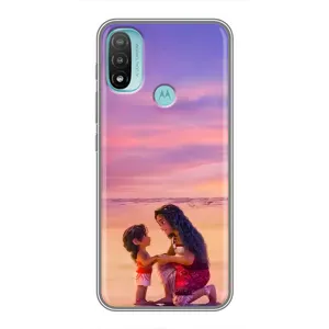 Чехол с мультфильмом Моана Motorola MOTO E40 (Маленькая Ваяна)