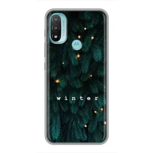 Новогодние, Праздничные Чехлы для Motorola MOTO E40 - 2024 год (Winter)
