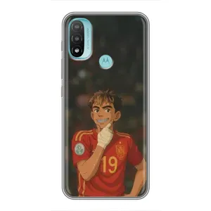 Чохол з футболістом Ламін Ямаль Motorola MOTO E40 (Ямаль аніме)
