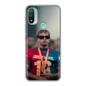 Чохол з футболістом Ламін Ямаль Motorola MOTO E40 (Ямаль Барса)
