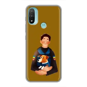 Чохли з картинкою собаки Патрон для Motorola MOTO E40 (AlphaPrint) (ЗСУ Патрон)