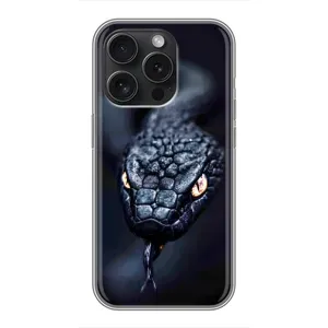 Чехол с картинкой «Хищники» для Motorola Moto G Play (2026) (Черная змея)
