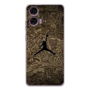 Чехлы для Motorola MOTO G04 - с картинкой JORDAN (AlphaPrint)