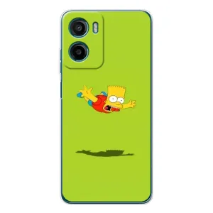 Чехол с Симпсонами для Motorola Moto G05 (VPrint) (Барт Симпсон)