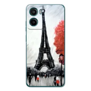 Чохол Ейфелева Вежа Motorola Moto G05 - (AlphaPrint) (Вежа в Парижі)