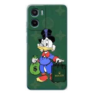 Чехли для Motorola Moto G05 - Скрудж МакДак Louis Vuitton (PREMIUMPrint) (Богата Утка)