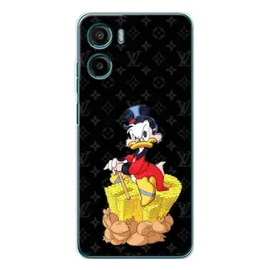 Чехли для Motorola Moto G05 - Скрудж МакДак Louis Vuitton (PREMIUMPrint) (Богатство Макдака)