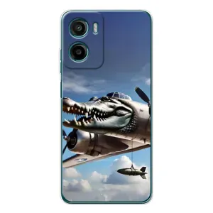 Чохол з мемом Тралалело тралала на Motorola Moto G05 (Бомбардіро крокоділо)