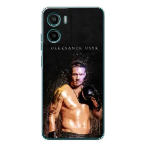 Чохол з картинкою Олександр Усик для Motorola Moto G05 (Боксер Олександр Усик)