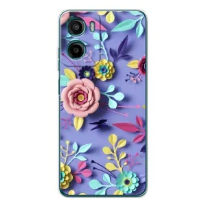 Чохли з квітами для Motorola Moto G05 (VPrint) (Дизайн квітів)