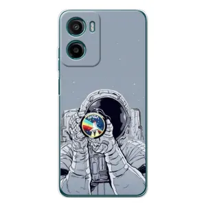 Чохол NASA для Motorola Moto G05 (AlphaPrint) (Космонавт фото)