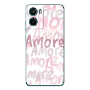 Чохол з розовим принтом для Motorola Moto G05 (Аморе любов)