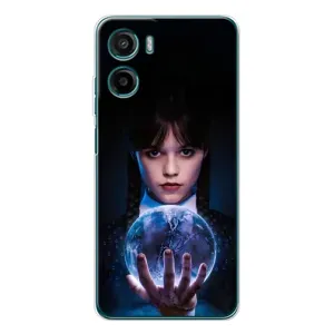 Чехол с дизайном Венздей 2 на Motorola Moto G05 (Магическая сфера Уэнздей)