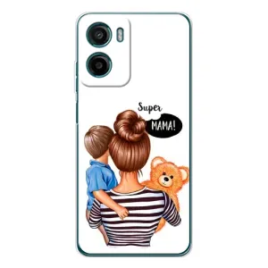 Чохол з друком для Motorola Moto G05 - (Мама з дитинкою) (AlphaPrint) (Мама з синочком)