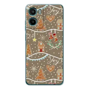Новорічні, Святкові Чохли для Motorola Moto G05 - 2024 год (Новорічні пряники)