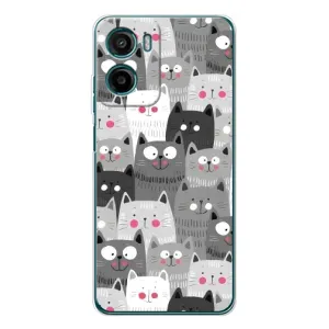 Чохли з Котиками для Motorola Moto G05 (VPrint) (Мальовані котики)