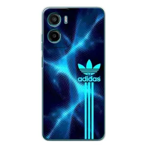 Чохли Адидас для Motorola Moto G05 (AlphaPrint) (Синій Адідас)