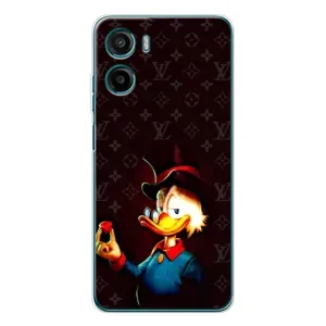 Чехли для Motorola Moto G05 - Скрудж МакДак Louis Vuitton (PREMIUMPrint) (Скрудж з ботліантом)