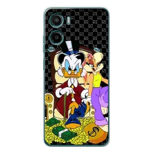 Чехли для Motorola Moto G05 - Скрудж МакДак Louis Vuitton (PREMIUMPrint) (Стильна Утка)