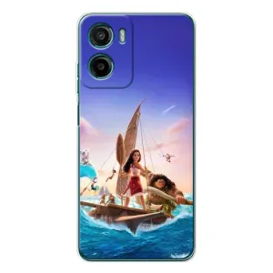 Чехол с мультфильмом Моана Motorola Moto G05 (Команда Ваяна Мауи)