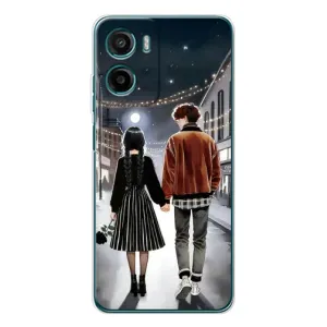 Чехол с дизайном Венздей 2 на Motorola Moto G05 (Уэнздей и Тайлер)