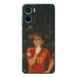Чохол з футболістом Ламін Ямаль Motorola Moto G05 (Ямаль аніме)