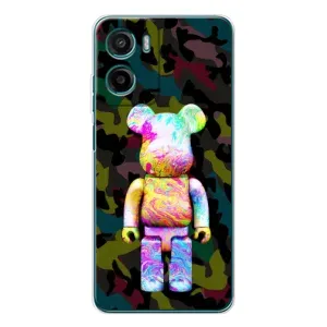 Чохли для Motorola Moto G05 - Bearbrick Louis Vuitton (PREMIUMPrint) (Яскравий Bearbrick)