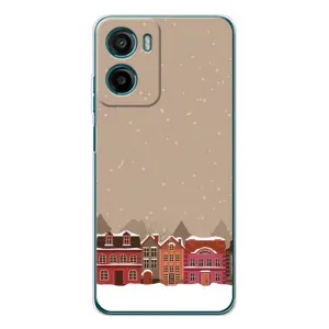 Новорічні, Святкові Чохли для Motorola Moto G05 - 2024 год (Зимове місто)