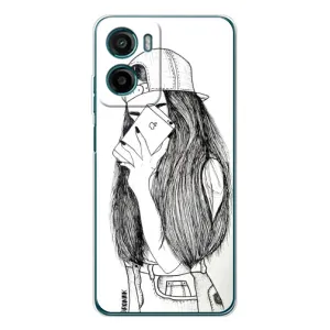 Чохол з друком для Motorola Moto G06 Power - (Мода) (AlphaPrint) (Фото дівчини)